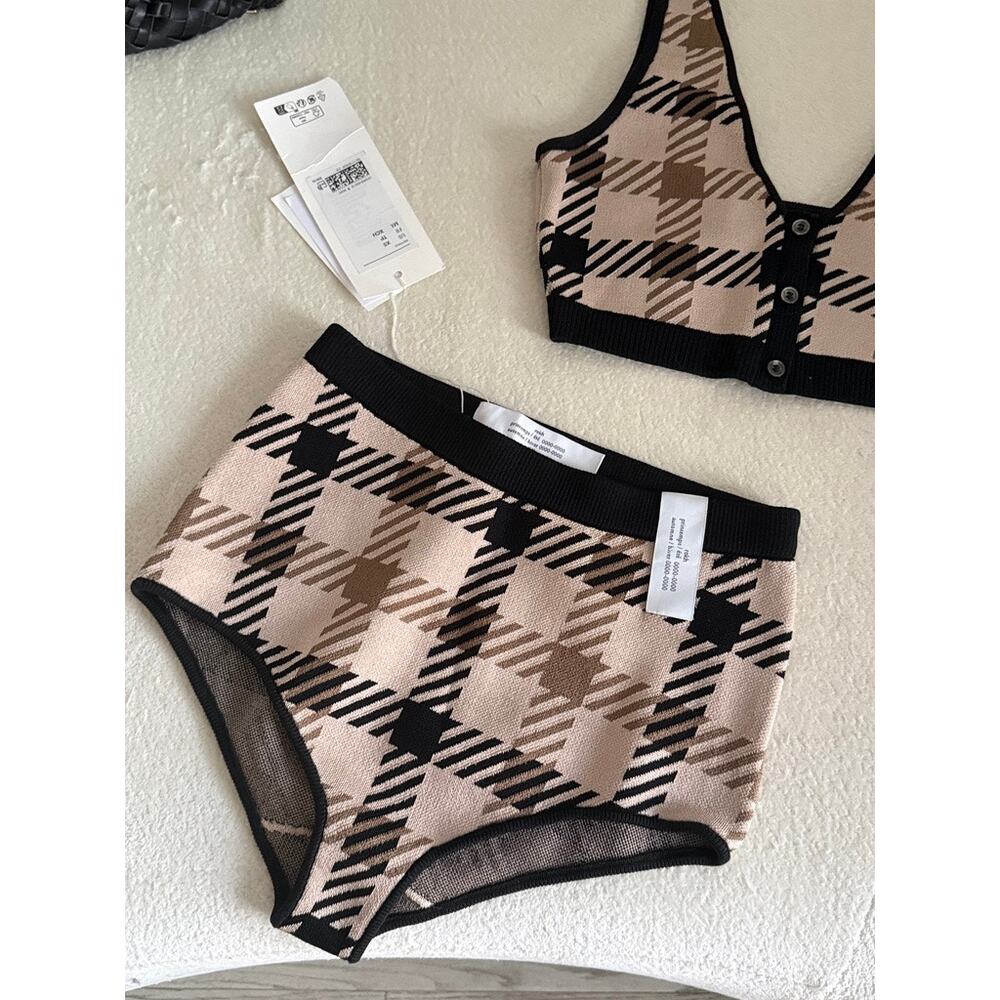 H&M Rokh 2 Piece Set XS Top and Shorts - Picture 3 of 6